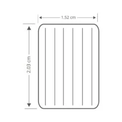 Intex Prestige Downy Jr. Twin Airbed - Lit Gonflable - 191x152x25cm - Avec Accessoires -Matériel De Camping prestige downy jr twin airbed lit gonflable 191x152x25cm avec accessoires 3