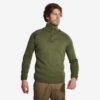 PULL CHASSE LAINE COUPE VENT VERT 900 -Matériel De Camping pull chasse laine coupe vent vert 900