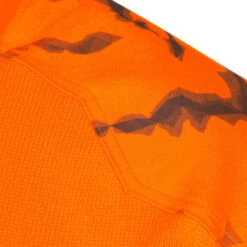 Pull Chasse Renfort Orange Fluo 500 -Matériel De Camping pull chasse renfort orange fluo 500 7