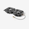 Kemper Réchaud De Camping à Gaz 2 Feux - Portable Et Pliable -Matériel De Camping rechaud de camping a gaz 2 feux portable et pliable