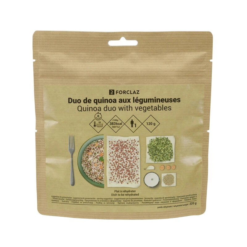 Repas Déshydraté Végétarien - Duo De Quinoa Aux Légumineuses - 120 G 4 Repas Déshydraté Végétarien - Duo De Quinoa Aux Légumineuses - 120 G – Image 2