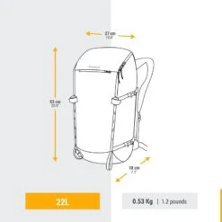 Simond Sac à Dos D'alpinisme 22 Litres - ALPINISM 22 NOIR 14 Simond Sac à Dos D'alpinisme 22 Litres - ALPINISM 22 NOIR -Matériel De Camping sac a dos dalpinisme 22 litres alpinism 22 noir 2