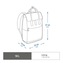 Quechua Sac à Dos De Randonnée 10L - NH Escape 150 Square -Matériel De Camping sac a dos de randonnee 10l nh escape 150 square 1