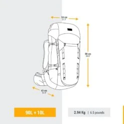 Sac à Dos De Trekking Homme 90+10L - MT900 Symbium -Matériel De Camping sac a dos de trekking homme 9010l mt900 symbium 5