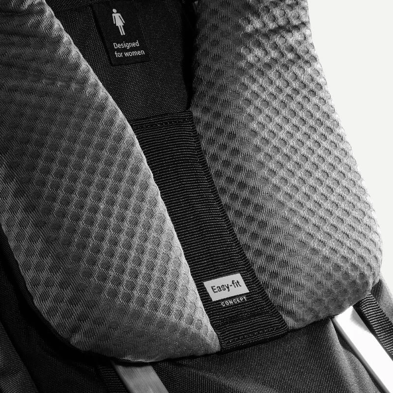 Sac à Dos De Voyage Et Trekking Ouverture Valise 50 + 6 L Femme - Travel 900 12 Sac à Dos De Voyage Et Trekking Ouverture Valise 50 + 6 L Femme - Travel 900 – Image 10