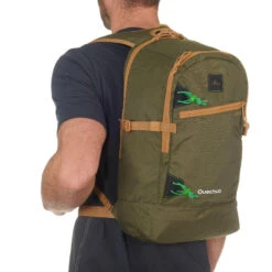 Quechua Sac à Dos E 22 CL Vert/beige, 22 Litres 15 Quechua Sac à Dos E 22 CL Vert/beige, 22 Litres -Matériel De Camping sac a dos e 22 cl vertbeige 22 litres 3