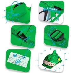 Sac à Dos Pour Enfants | Dragon Vert | Crazy Safety | Testé Et Certifié 9 Sac à Dos Pour Enfants | Dragon Vert | Crazy Safety | Testé Et Certifié -Matériel De Camping sac a dos pour enfants dragon vert crazy safety teste et certifie 2