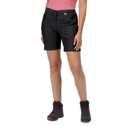 Regatta Short De Marche CHASKA Femme (Noir) -Matériel De Camping short de marche chaska femme noir 3