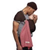 Sling - La Petite Echarpe Sans Nœud - Rosé, Pecan, Anneaux Or Rose (réversible) -Matériel De Camping sling la petite echarpe sans noeud rose pecan anneaux or rose reversible
