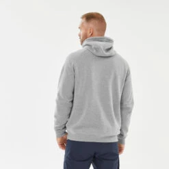 Quechua Sweat à Capuche De Randonnée - NH150 1/2 Zip Homme -Matériel De Camping sweat a capuche de randonnee nh150 12 zip homme 3