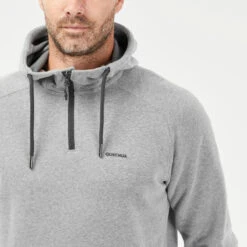 Quechua Sweat à Capuche De Randonnée - NH150 1/2 Zip Homme -Matériel De Camping sweat a capuche de randonnee nh150 12 zip homme 4