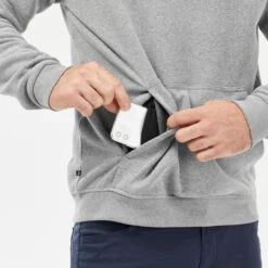 Quechua Sweat à Capuche De Randonnée - NH150 1/2 Zip Homme -Matériel De Camping sweat a capuche de randonnee nh150 12 zip homme 6