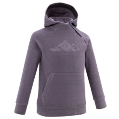 Quechua Sweat Polaire De Randonnée Violet Foncé - Enfant 7-15 Ans -Matériel De Camping sweat polaire de randonnee violet fonce enfant 7 15 ans 1