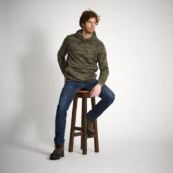 SWEAT-SHIRT CAPUCHE CHASSE CAMO HALFTONE 500 -Matériel De Camping sweat shirt capuche chasse camo halftone 500 8