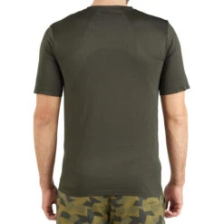 T-shirt Chasse Manches Courtes Léger Et Respirant Homme - 500 Vert -Matériel De Camping t shirt chasse manches courtes leger et respirant homme 500 vert 3