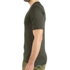 T-shirt Chasse Manches Courtes Léger Et Respirant Homme - 500 Vert -Matériel De Camping t shirt chasse manches courtes leger et respirant homme 500 vert 4