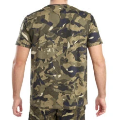 T-shirt Manches Courtes Chasse 100 Camouflage WL V1 Vert -Matériel De Camping t shirt manches courtes chasse 100 camouflage wl v1 vert 2
