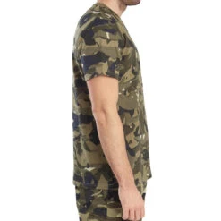 T-shirt Manches Courtes Chasse 100 Camouflage WL V1 Vert -Matériel De Camping t shirt manches courtes chasse 100 camouflage wl v1 vert 4
