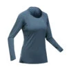Quechua T-shirt Manches Longues De Randonnée Montagne - MH550 - Femme 1 Quechua T-shirt Manches Longues De Randonnée Montagne - MH550 - Femme -Matériel De Camping t shirt manches longues de randonnee montagne mh550 femme