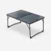 Quechua TABLE BASSE PLIANTE DE CAMPING - MH100 - GRISE -Matériel De Camping table basse pliante de camping mh100 grise