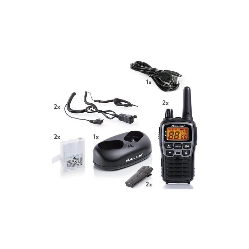 MIDLAND Talkie-Walkie - Adulte - XT70 4 MIDLAND Talkie-Walkie - Adulte - XT70 – Image 2