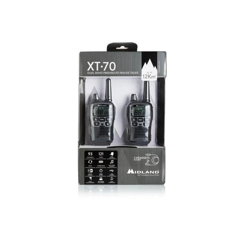 MIDLAND Talkie-Walkie - Adulte - XT70 5 MIDLAND Talkie-Walkie - Adulte - XT70 – Image 3