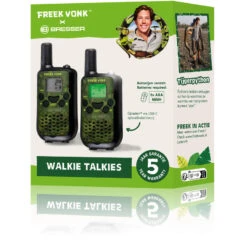 Talkie Walkie FREEK VONK X BRESSER Version Camouflée Avec Des Distances De 6 Km -Matériel De Camping talkie walkie freek vonk x bresser version camouflee avec des distances de 6 km 6