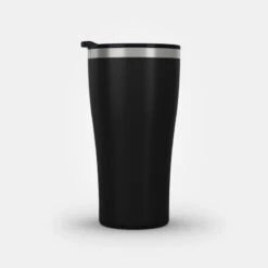 Quechua Tasse / Verre MH500 Isotherme (double Paroi Inox) Camp Du Randonneur 0,5L Noir -Matériel De Camping tasse verre mh500 isotherme double paroi inox camp du randonneur 05l noir 8