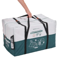 Quechua Tente à Arceaux De Camping - Arpenaz 6.3 F&B - 6 Personnes - 3 Chambres -Matériel De Camping tente a arceaux de camping arpenaz 63 f and b 6 personnes 3 chambres 3