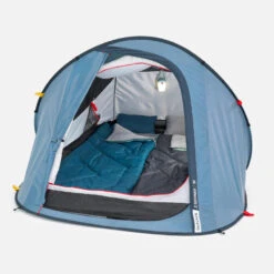 Quechua Tente De Camping - 2 SECONDS - 2 Places -Matériel De Camping tente de camping 2 seconds 2 places 3