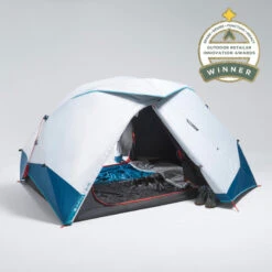 Quechua Tente De Camping - 2 SECONDS EASY - 2 Places - Fresh & Black -Matériel De Camping tente de camping 2 seconds easy 2 places fresh and black 4