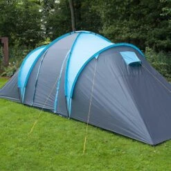 Tente Dôme Familiale Hammerfest 6 - Camping - 6 Personnes - 2 Cabines -Matériel De Camping tente dome familiale hammerfest 6 camping 6 personnes 2 cabines 6