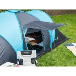 Tente Dôme Familiale Hammerfest 6 Protect - Sol Cousu - 6 Personnes - 2 Cabines -Matériel De Camping tente dome familiale hammerfest 6 protect sol cousu 6 personnes 2 cabines 2