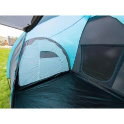 Tente Dôme Familiale Hammerfest 6 Protect - Sol Cousu - 6 Personnes - 2 Cabines -Matériel De Camping tente dome familiale hammerfest 6 protect sol cousu 6 personnes 2 cabines 4