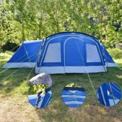 Tente Familiale Dôme Nimbus 12 - Camping - 12 Personnes - 3 Cabines 14 Tente Familiale Dôme Nimbus 12 - Camping - 12 Personnes - 3 Cabines -Matériel De Camping tente familiale dome nimbus 12 camping 12 personnes 3 cabines 5