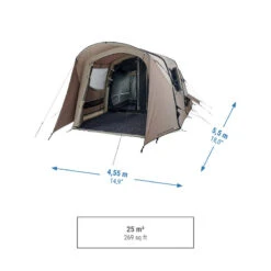 Quechua Tente Gonflable De Camping - AirSeconds 4.2 Polycoton - 4 Personnes - 2 Chambres 14 Quechua Tente Gonflable De Camping - AirSeconds 4.2 Polycoton - 4 Personnes - 2 Chambres -Matériel De Camping tente gonflable de camping airseconds 42 polycoton 4 personnes 2 chambres 2