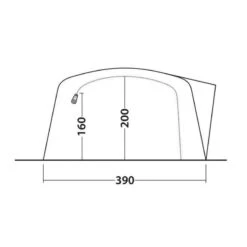 Tente Gonflable Outwell Knightdale 8PA -Matériel De Camping tente gonflable outwell knightdale 8pa 4