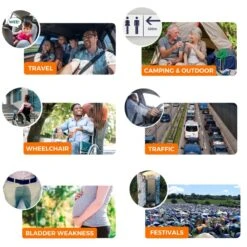 Toilette D'urgence Jonhy Wee, 3 Pièces -Matériel De Camping toilette durgence jonhy wee 3 pieces 6