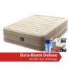 Intex Ultra Plush Queen Airbed - Lit Gonflable - 203x152x46cm - Compris Accessoires -Matériel De Camping ultra plush queen airbed lit gonflable 203x152x46cm compris accessoires