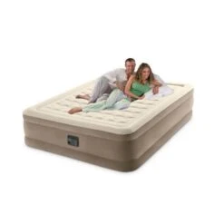 Intex Ultra Plush Queen Airbed - Lit Gonflable - 203x152x46cm - Compris Accessoires -Matériel De Camping ultra plush queen airbed lit gonflable 203x152x46cm compris accessoires 2