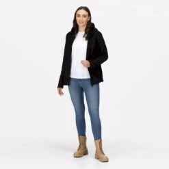 Regatta Veste à Capuche AVALYNN Femme (Noir) -Matériel De Camping veste a capuche avalynn femme noir 3