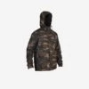 VESTE CHASSE CHAUDE IMPERMEABLE CAMOUFLAGE WOODLAND VERT 100 -Matériel De Camping veste chasse chaude impermeable camouflage woodland vert 100