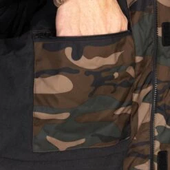 VESTE CHASSE CHAUDE IMPERMEABLE CAMOUFLAGE WOODLAND VERT 100 -Matériel De Camping veste chasse chaude impermeable camouflage woodland vert 100 8