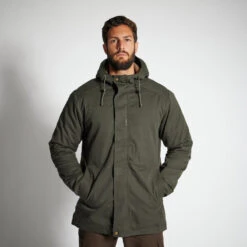 VESTE CHASSE CHAUDE VERTE 100 -Matériel De Camping veste chasse chaude verte 100 2