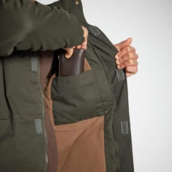 VESTE CHASSE CHAUDE VERTE 100 -Matériel De Camping veste chasse chaude verte 100 7