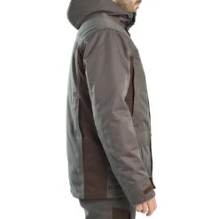 VESTE CHASSE IMPERMÉABLE CHAUDE 500 VERTE -Matériel De Camping veste chasse impermeable chaude 500 verte 2