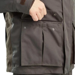 VESTE CHASSE IMPERMÉABLE CHAUDE 500 VERTE -Matériel De Camping veste chasse impermeable chaude 500 verte 7