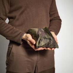 VESTE CHASSE IMPERMÉABLE LEGERE CAMO VERTE 100 -Matériel De Camping veste chasse impermeable legere camo verte 100 6