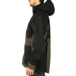 VESTE CHASSE IMPERMEABLE RENFORT VERTE 500 -Matériel De Camping veste chasse impermeable renfort verte 500 3