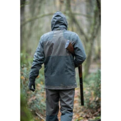 Veste Chasse Résistante Et Imperméable Supertrack Verte 100 -Matériel De Camping veste chasse resistante et impermeable supertrack verte 100 6